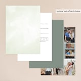 "Southern Garden" - Wedding Invitations in Moss by Lori Wemple - Back of Card