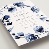 "A Wedding Watercolor" - Wedding Invitations in Cornflower by Chris Griffith - Detail
