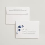 "A Wedding Watercolor" - Wedding Invitations in Cornflower by Chris Griffith - FREE Recipient Addressing