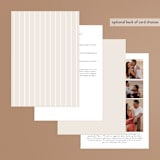 "Surround" - Wedding Invitations in Ivory by Brianne Larsen - Back of Card