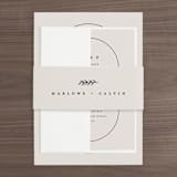 "Surround" - Wedding Invitations in Ivory by Brianne Larsen - Assembled