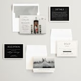"Boutique" - Wedding Invitations in Noir by Eric Clegg - Invitation Suite