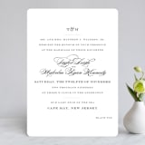 "Charming Go Lightly" - Wedding Invitations in Crisp Black by danielleb - Front