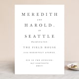 "Johannis" - Wedding Invitations in Ink by Jack Knoebber - Front