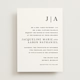 "Sophistotype" - Wedding Invitations in Sea Salt by Snow and Ivy - Front