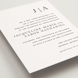"Sophistotype" - Wedding Invitations in Sea Salt by Snow and Ivy - Close-Up