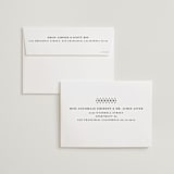 "Sophistotype" - Wedding Invitations in Sea Salt by Snow and Ivy - FREE Recipient Addressing