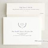 "United" - Wedding Invitations in Cobalt by Susan Brown - FREE Recipient Addressing