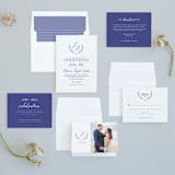 "United" - Wedding Invitations in Cobalt by Susan Brown - Invitation Suite