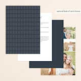 "Proposal" - Wedding Invitations in Marine by Sandra Picco Design - Back of Card