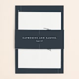 "Proposal" - Wedding Invitations in Marine by Sandra Picco Design - Assembled
