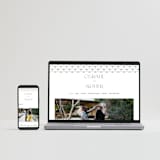 "Arcadia" - Wedding Invitations in Noir by Olivia Raufman - FREE Wedding Website