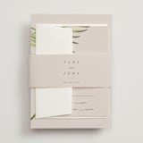 "palmetto" - Wedding Invitations in Palmetto by kelli hall - Assembled with Belly Band