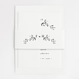 "Charleston" - Wedding Invitations in Tuxedo by Susan Brown - Assembled