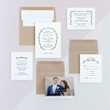 "Charleston" - Wedding Invitations in Tuxedo by Susan Brown - Invitation Suite