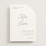 "modern classic" - Wedding Invitations in Jasmine by Pippa Shaw - Front