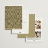 "modern classic" - Wedding Invitations in Jasmine by Pippa Shaw - Back of Card Options