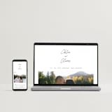 "modern classic" - Wedding Invitations in Jasmine by Pippa Shaw - FREE Wedding Website