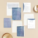 "Alchemy" - Wedding Invitations in Deep Sea by Olivia Raufman - Invitation Suite