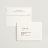 "wispy" - Wedding Invitations in Sienna by Angela Marzuki - FREE Recipient Addressing