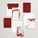 "wispy" - Wedding Invitations in Sienna by Angela Marzuki - Invitation Suite