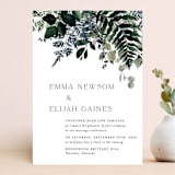 "On and On" - Wedding Invitations in Botanical Bouquet by Design Lotus - Front