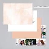 "Lithe" - Wedding Invitations in Blush by Kristie Kern - Back of Card