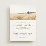 "Picturesque" - Wedding Invitations in Linen by Christie Garcia - Front
