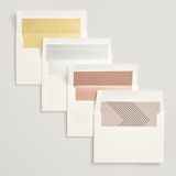 "Picturesque" - Wedding Invitations in Linen by Christie Garcia - Envelope Liner Options