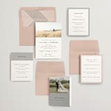"Picturesque" - Wedding Invitations in Linen by Christie Garcia - Invitation Suite