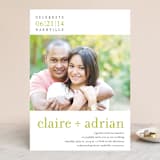 "float + celebrate" - Wedding Invitations in Celery by Float Paperie - Front