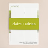"float + celebrate" - Wedding Invitations in Celery by Float Paperie - Assembled