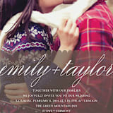 "Sweet scallop" - Wedding Invitations in Taupe by Annie Clark - Close-Up