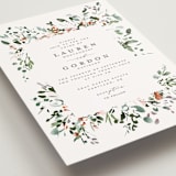 "The Field Of Love" - Wedding Invitations in Evergreen by Petra Kern - Close-Up