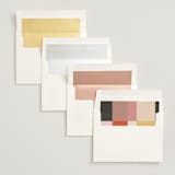 "Quilted Grid" - Wedding Invitations in Petal by Morgan Kendall - Envelope Liner Options