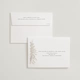 "Winter White Botanicals" - Wedding Invitations in Slate by Erin Deegan - FREE Recipient Addressing