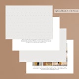 "Destination" - Wedding Invitations in Mist by Lori Wemple - Back of Card