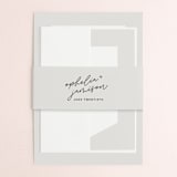 "Destination" - Wedding Invitations in Mist by Lori Wemple - Assembled