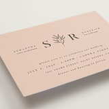 "Italia" - Wedding Invitations in Blush by Kelly Schmidt - Detail