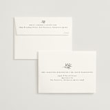 "Italia" - Wedding Invitations in Taupe by Kelly Schmidt - FREE Recipient Addressing
