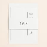 "Narrative" - Wedding Invitations in Frost by Jennifer Wick - Assembled