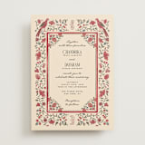"Tapestry" - Wedding Invitations in Almond by Jenna Holcomb - Front