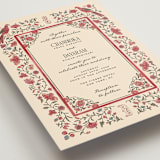 "Tapestry" - Wedding Invitations in Almond by Jenna Holcomb - Detail