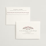"Tapestry" - Wedding Invitations in Almond by Jenna Holcomb - FREE Recipient Addressing