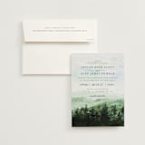 "mountain wedding" - Wedding Invitations in Summer by Anastasia Makarova - Invitation with Envelope
