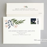 "Floral Edged Frame" - Wedding Invitations in Royal by Alethea and Ruth - FREE Recipient Addressing