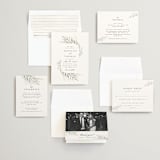 "Sweeping" - Wedding Invitations in Linen by Carolyn Nicks - Invitation Suite