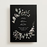 "Enchanted fields" - Wedding Invitations in Noir by Jennifer Wick - Front