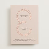 "ampersand names" - Wedding Invitations in Carrot by Lori Wemple - Front
