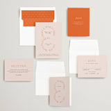 "ampersand names" - Wedding Invitations in Carrot by Lori Wemple - Invitation Suite